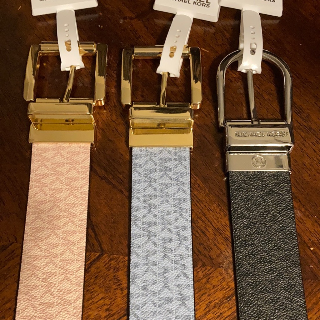 Nwt Michael Kors 3 Belt Bundle